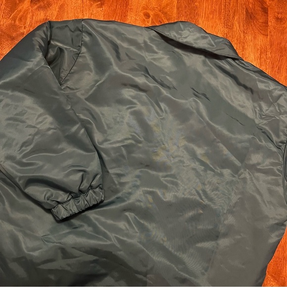 NWT Princess Polly Netherlee Bomber Jacket Green US 2 Relaxed Fit Windbreaker - Picture 15 of 15